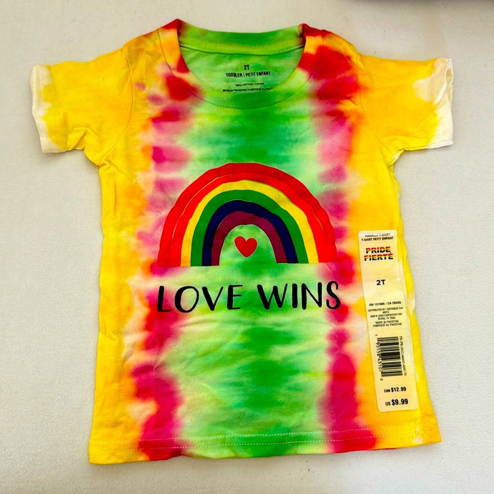 New Pride Tshirt for 2T from Michael’s